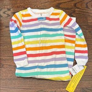 Toddler Rainbow Striped Pajamas